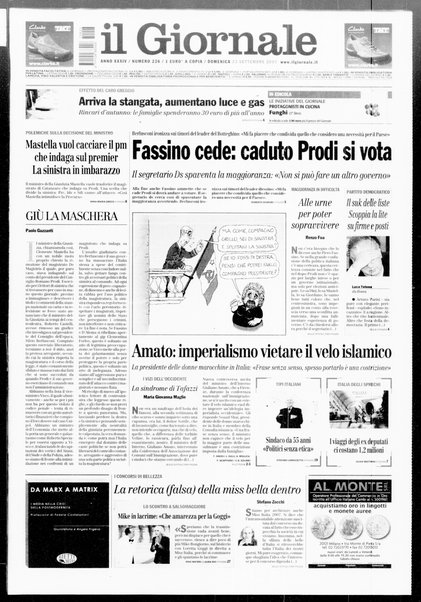 Il giornale : quotidiano del mattino